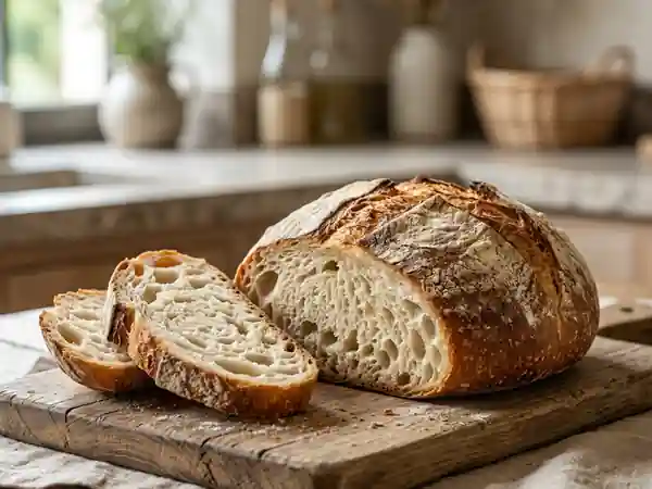 Mique de pain : mie aérée et croûte dorée - Photo de présentation