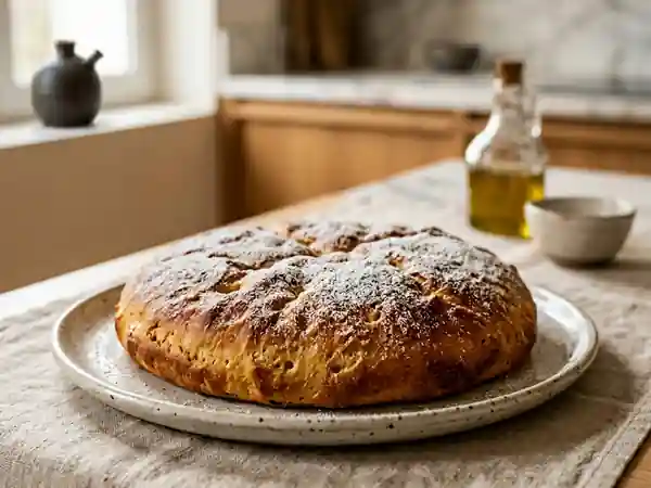Pompe à l'huile provençale moelleuse et parfumée - Photo de présentation