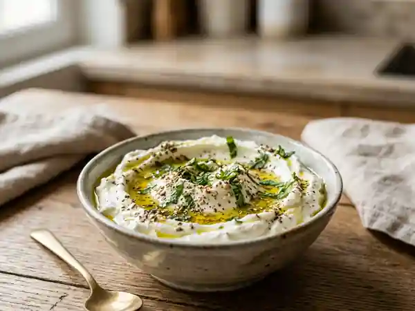 Labneh maison crémeux : recette facile et rapide - Photo de présentation