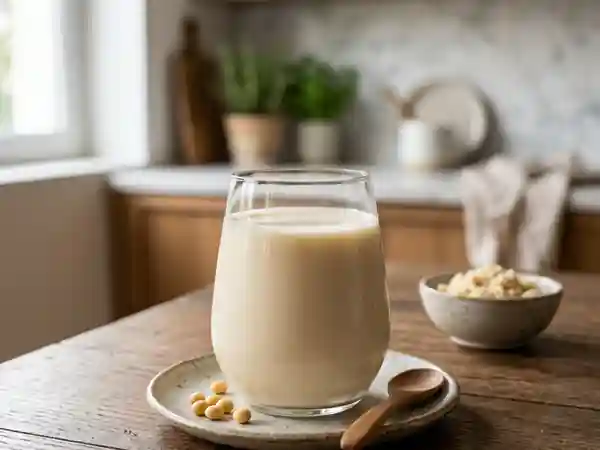 Lait de soja pur et onctueux - Photo de présentation