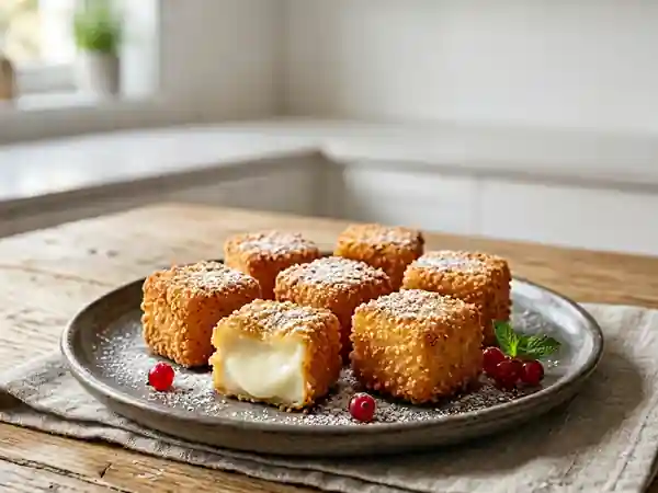 Lait frit croustillant : recette traditionnelle gourmande - Photo de présentation