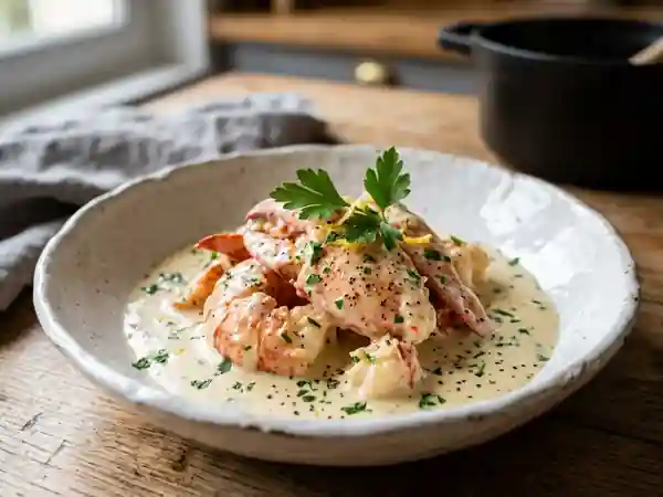 Langouste Fondante à la Crème et Cognac - Photo de présentation