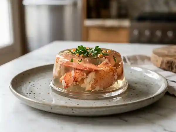 Langouste Fondante sous son Voile de Gelée - Photo de présentation