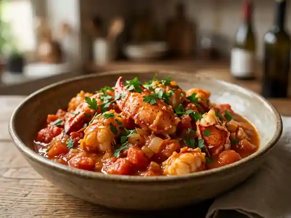 Langoustes Fondantes à la Tomate et Épices - Photo de présentation