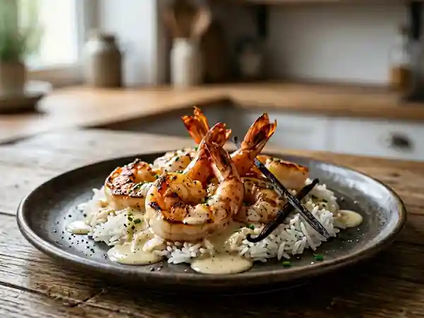 Langoustines Fondantes Vanille & Rhum Vieux - Photo de présentation