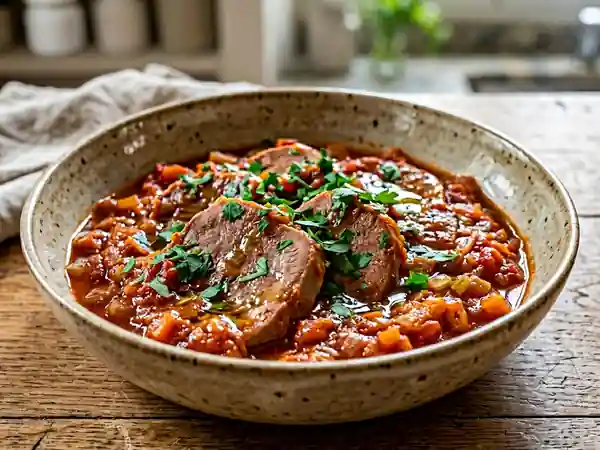 Langue de veau fondante à l'italienne - Photo de présentation