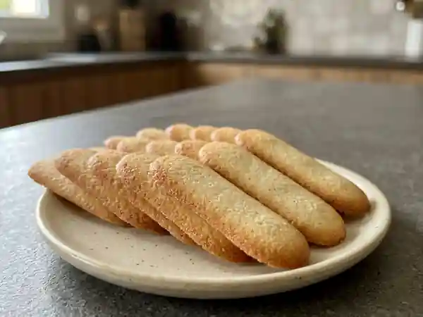 Langues de Chat Maison : Biscuits Croquants et Délicats - Photo de présentation