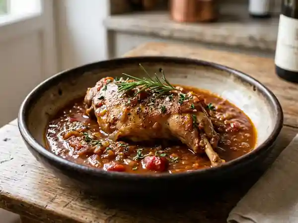 Lapin à la Corse : Recette Traditionnelle Savoureuse et Authentique - Photo de présentation