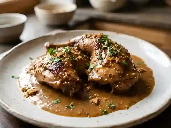 Lapin aux spéculoos fondant et épicé - Photo de présentation