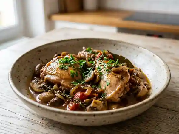 Lapin chasseur traditionnel : recette savoureuse et facile - Photo de présentation