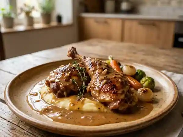Lapin Fondant à la Crème de Porto - Photo de présentation