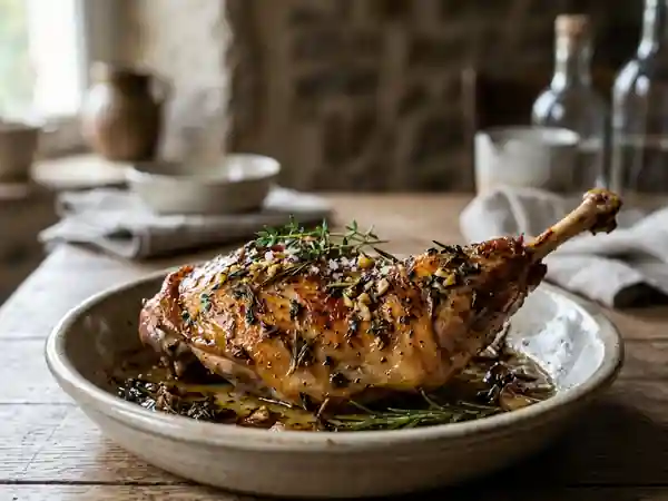 Lapin mariné aux herbes fraîches : recette savoureuse et facile - Photo de présentation