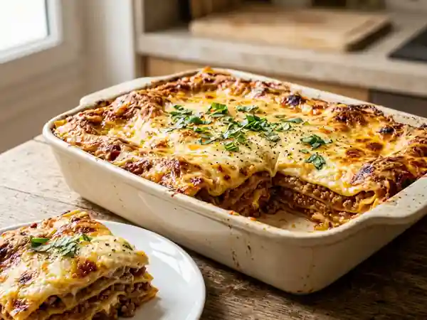 Lasagnes fondantes au bœuf et mascarpone - Photo de présentation