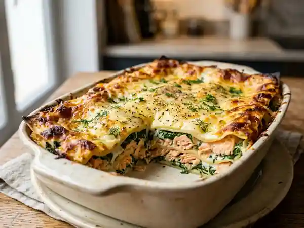 Lasagnes Saumon, Épinards et Mascarpone Crémeux - Photo de présentation