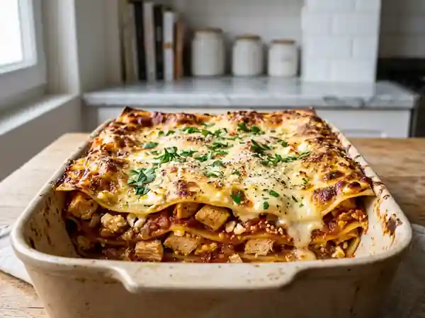 Lasagnes Poulet Feta : Fondantes et Acidulées - Photo de présentation