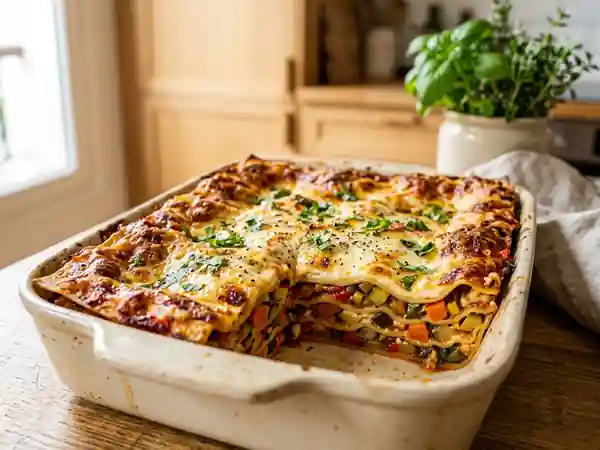 Lasagnes Fondantes aux 8 Légumes et Ricotta - Photo de présentation