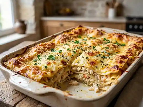 Lasagnes Crémeuses au Crabe et à la Muscade - Photo de présentation