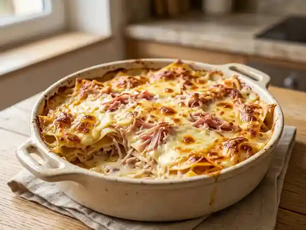 Lasagnes Fondantes au Jambon et Raclette - Photo de présentation