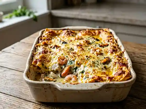 Lasagnes iodées à la béchamel fondante - Photo de présentation