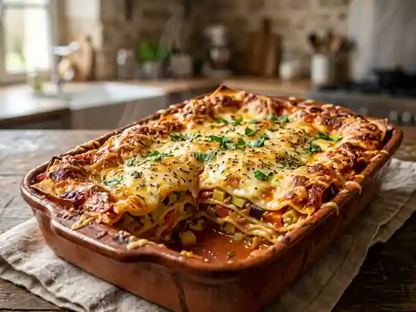 Lasagnes aux légumes savoureuses et faciles à préparer - Photo de présentation