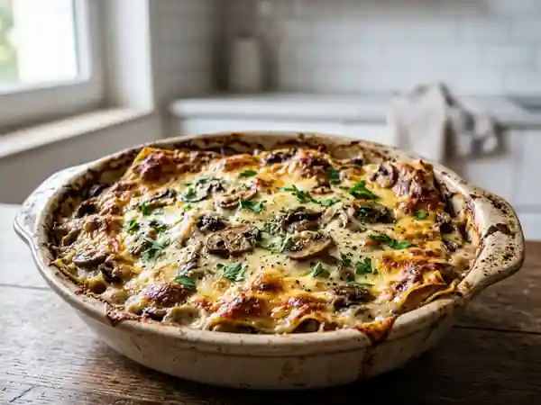 Lasagnes Fondantes aux Champignons et Béchamel - Photo de présentation