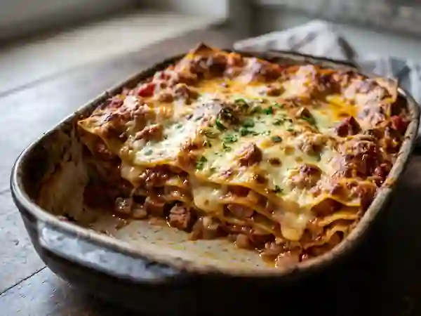 Lasagnes Fumées au Fromage Fondant - Photo de présentation