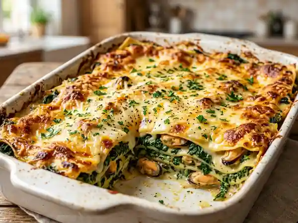 Lasagnes Fondantes aux Moules et Épinards - Photo de présentation