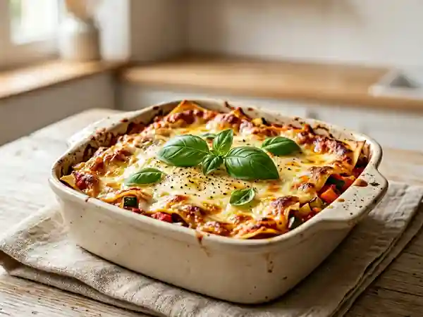 Lasagnes Fondantes aux Légumes et Ricotta - Photo de présentation