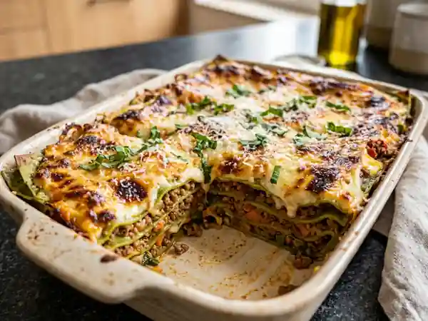 Lasagnes vertes bolognaise fondantes - Photo de présentation