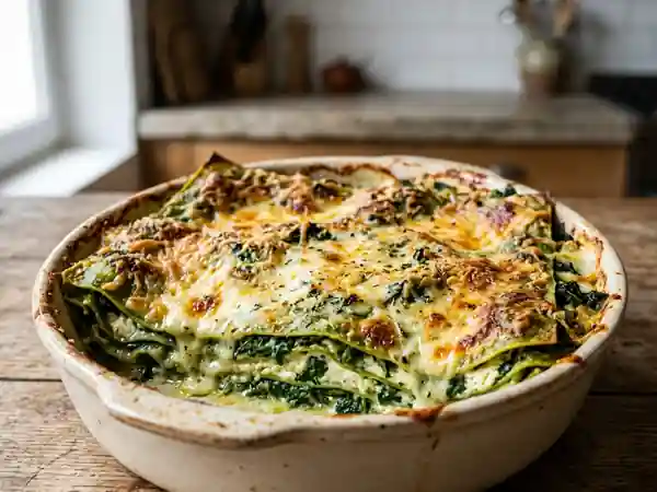 Lasagnes fondantes épinards et ricotta - Photo de présentation
