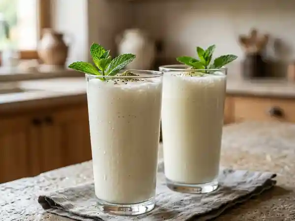Lassi indien crémeux à la cardamome - Photo de présentation