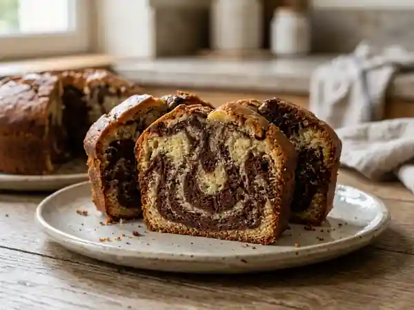 Le gâteau marbré moelleux et irrésistible : la recette ultime - Photo de présentation