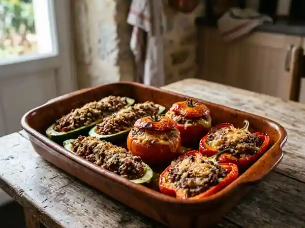 Petits farcis provençaux fondants - Photo de présentation