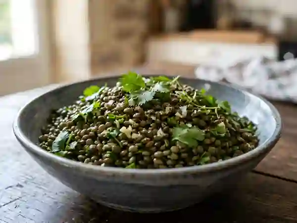Lentilles parfumées à la cardamome et coriandre - Photo de présentation