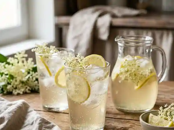Limonade Pétillante aux Fleurs de Sureau - Photo de présentation