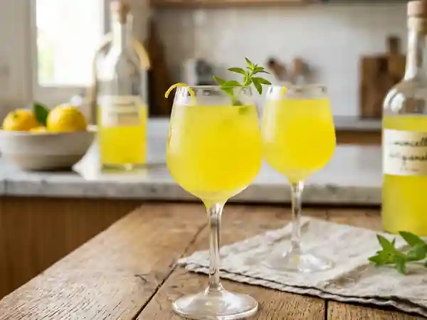 Limoncello givré aux citrons de Sicile - Photo de présentation