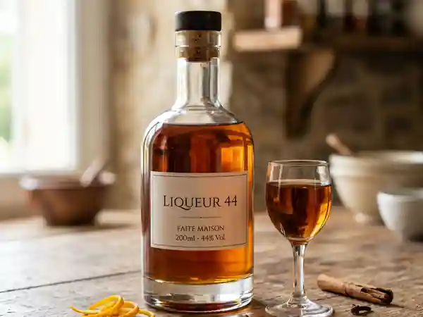 Liqueur 44 : Orange intense et épices douces - Photo de présentation