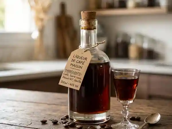 Liqueur de café intense à la vanille - Photo de présentation