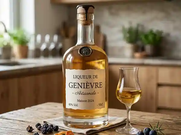 Liqueur de Genièvre Maison : Recette Facile et Authentique - Photo de présentation