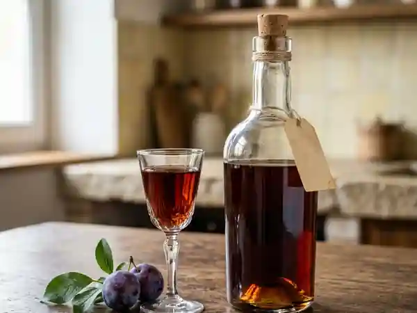 Liqueur de Prunes Maison : Recette Facile et Savoureuse - Photo de présentation