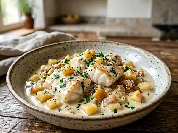 Lotte au Cidre et Pommes Fondantes - Photo de présentation