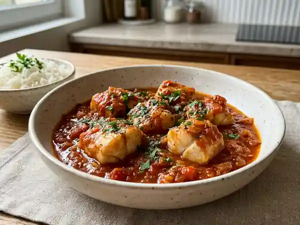 Lotte à l'Armoricaine : recette traditionnelle savoureuse et facile - Photo de présentation