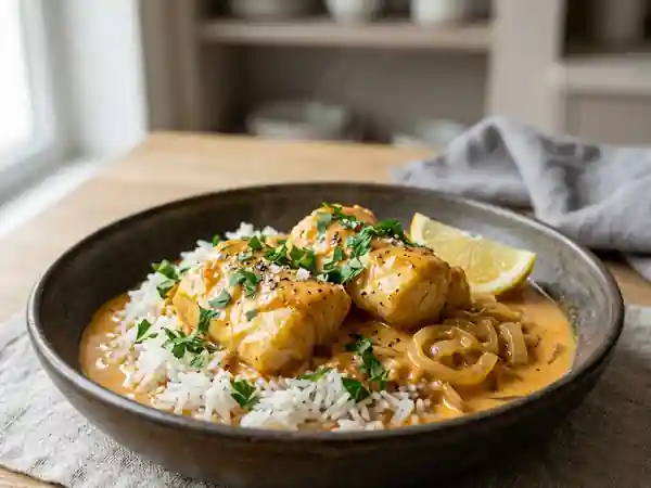 Lotte Fondante au Paprika et Crème - Photo de présentation