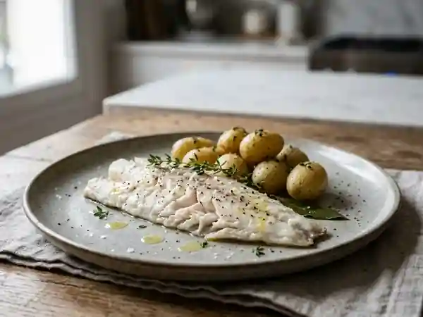 Loup en croûte de sel : recette facile et savoureuse - Photo de présentation