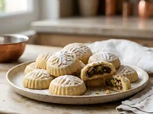 Maamouls Fondants aux Dattes et Pistaches - Photo de présentation