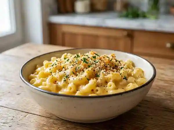 Mac and Cheese Fondant au Cheddar - Photo de présentation