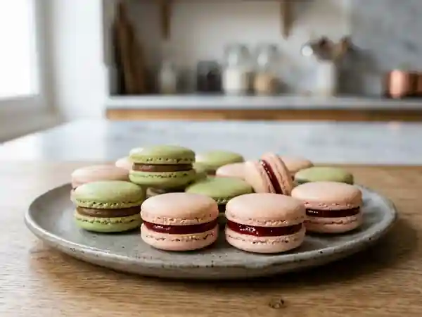Macarons aux amandes maison : petits fours gourmands et faciles - Photo de présentation