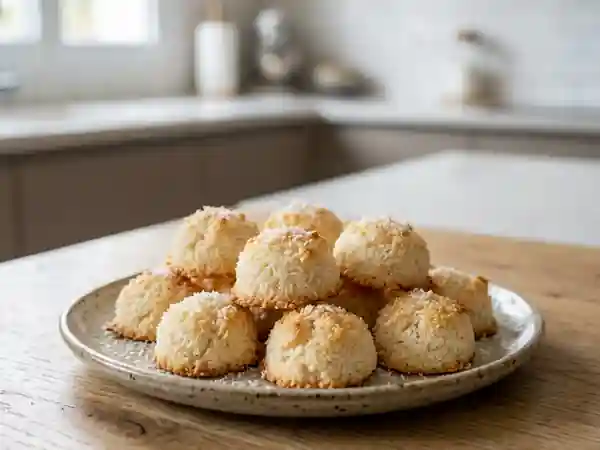 Macarons coco moelleux et gourmands - Photo de présentation