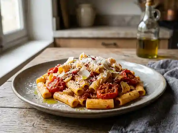 Maccheroni alla Teatina Piment et Pecorino - Photo de présentation
