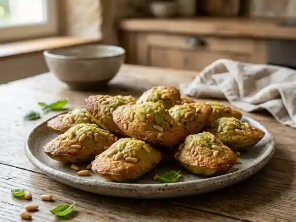 Madeleines Moelleuses au Pesto et Pignons - Photo de présentation